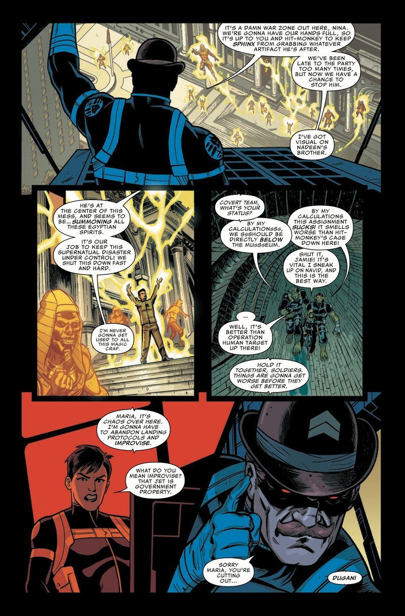 Illustration for article titled Exclusive Marvel preview: Monsters save the day in Howling Commandos #5